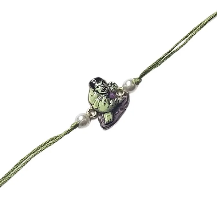 Powerful Hulk Rakhi in Metal